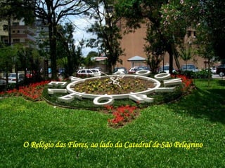O Relógio das Flores, ao lado da Catedral de São Pelegrino 
 