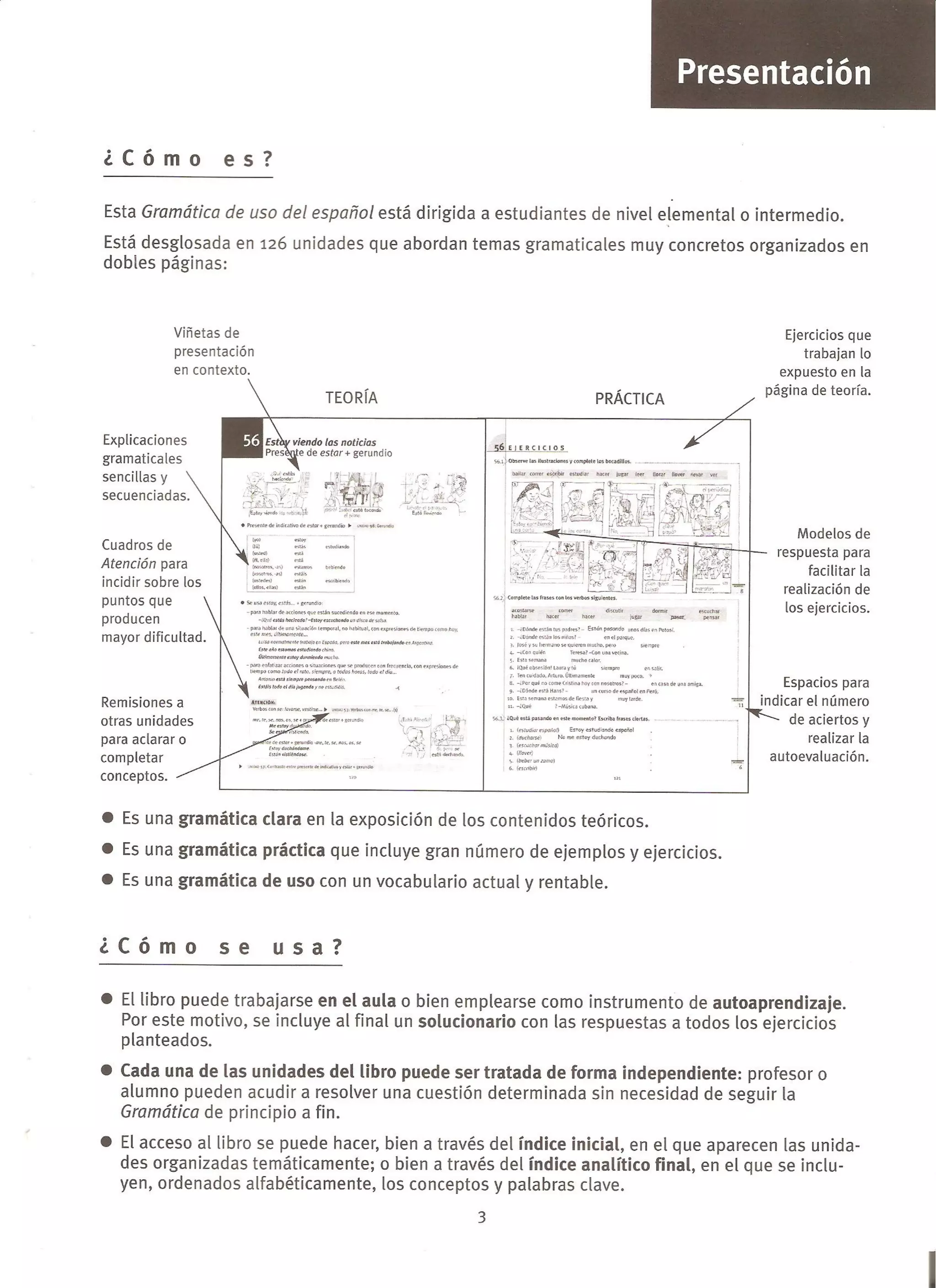 Gramatica del uso del espanol | PDF
