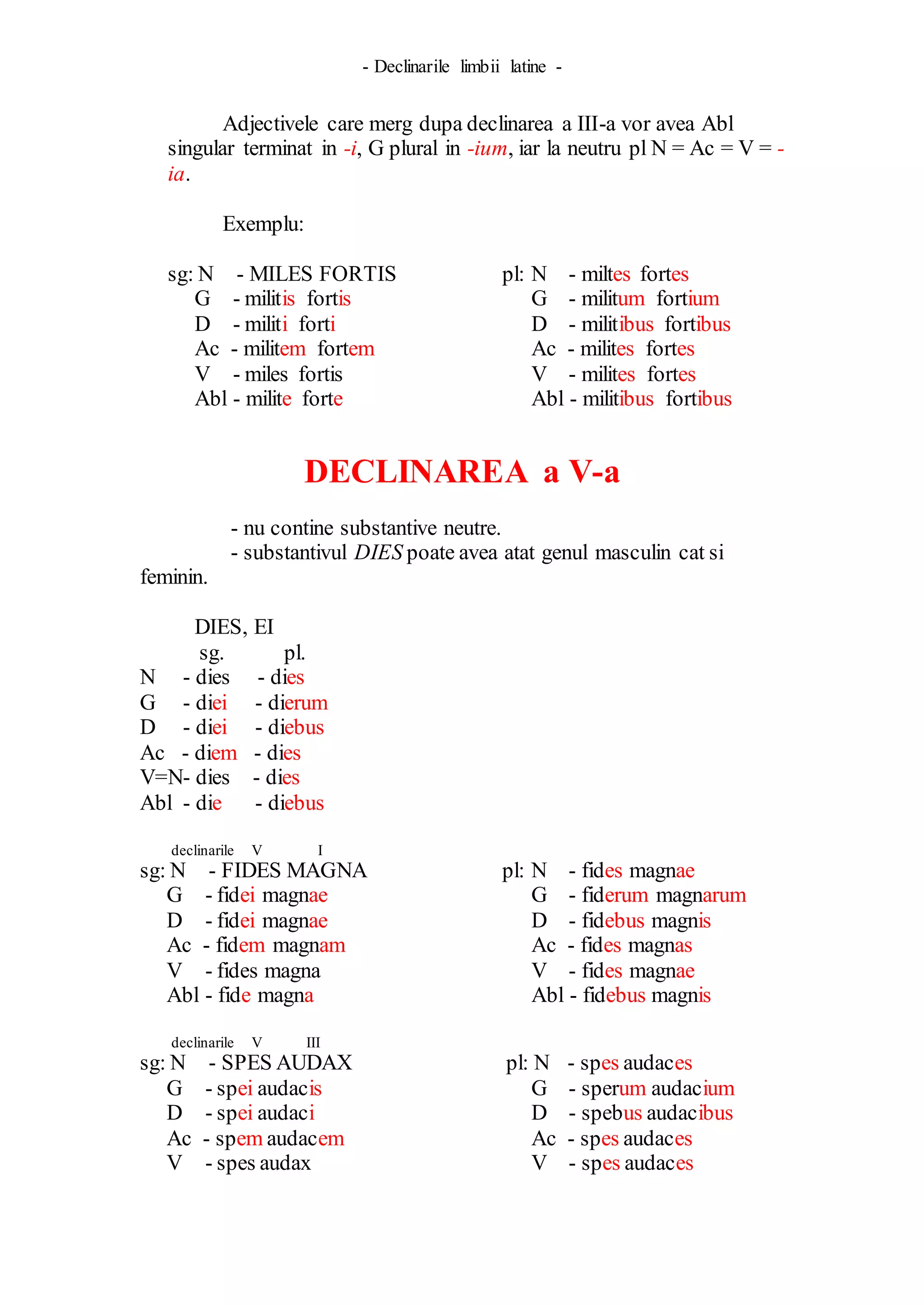 Gramatica Latina Docx