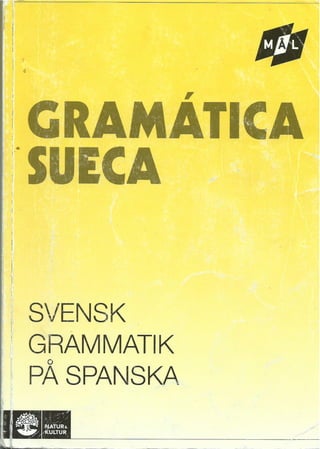 Gramatica sueca en español
