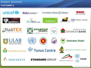 Grameen Solutions
Customers
 