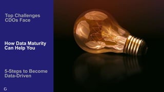Top Challenges
CDOs Face
5-Steps to Become
Data-Driven
How Data Maturity
Can Help You
 