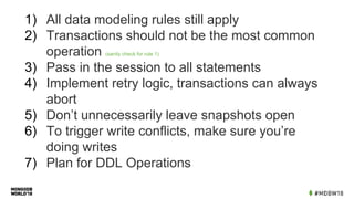 MongoDB World 2018: How and When to Use Multi-Document Distributed ...