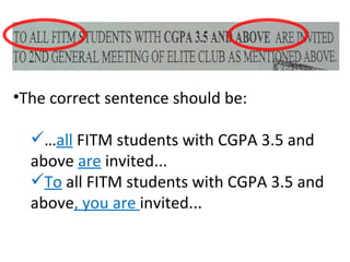 Grammar Error On Advertisements | PPT