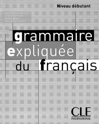 Grammaire expliquée-du-francais-débutant