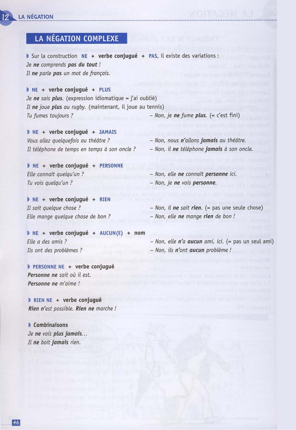 Grammaire en dialogues niveau debutant