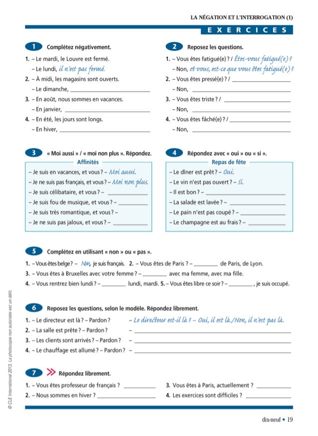 Grammaire Progressive Du Français Niveau Intermediaire 3rd 1