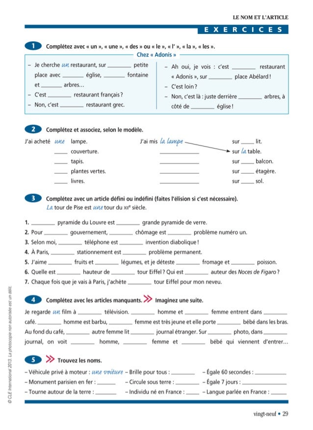 Grammaire Progressive Du Francais Niveau Intermediaire 3rd 1