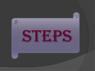 STEPS
 