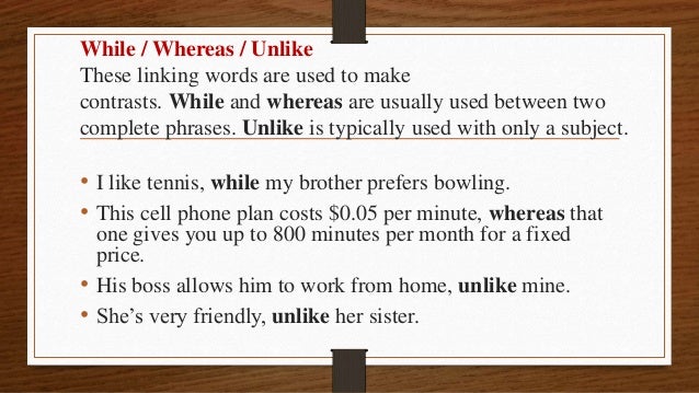 Using Whereas In English Example Sentences With Whereas