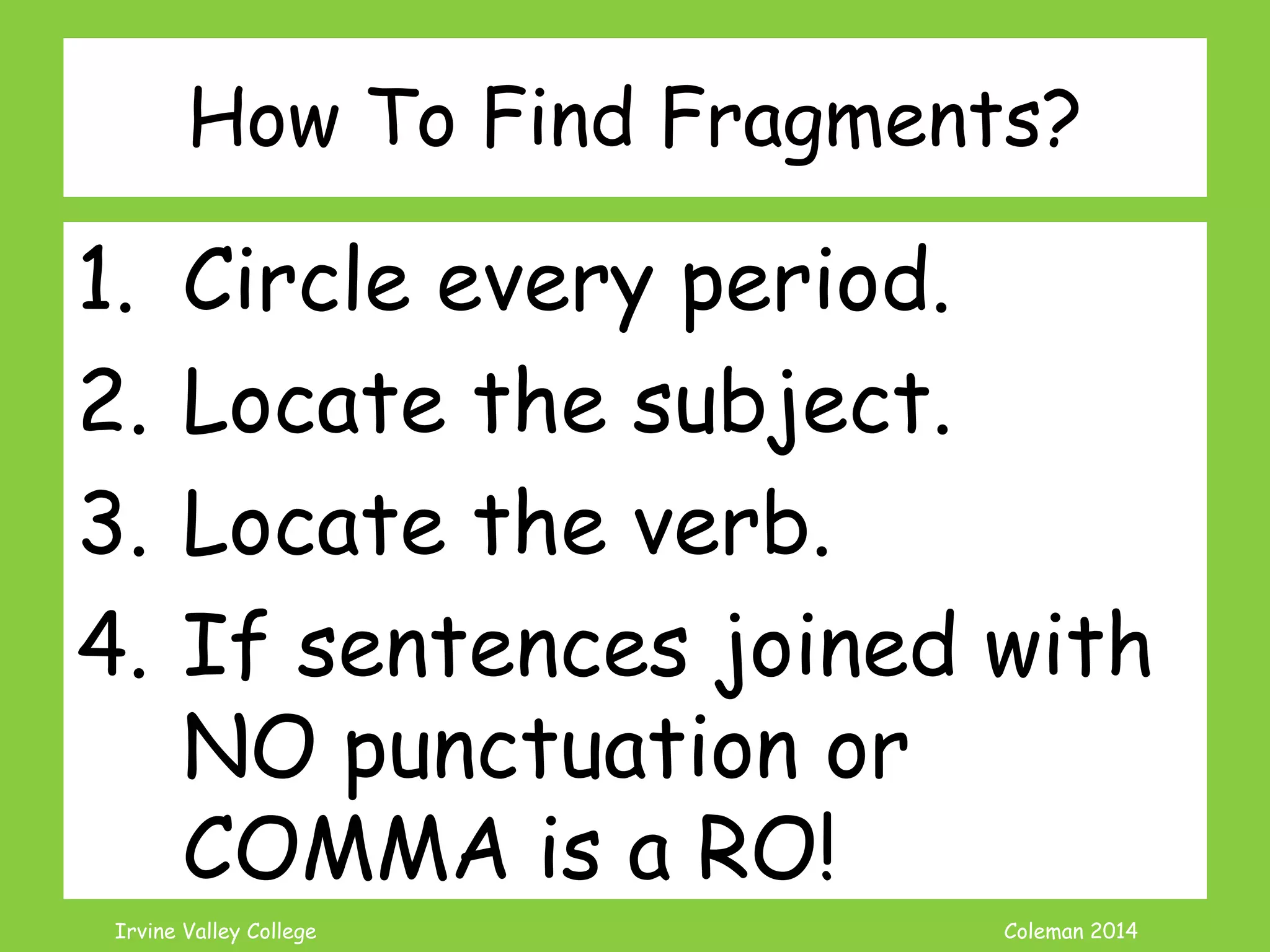 Coleman’s Classroom www.clmn.net
 