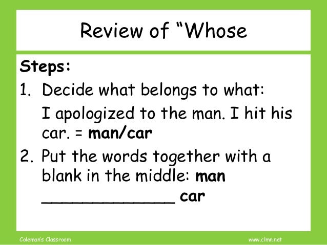 Adjective Clause Review and Practice