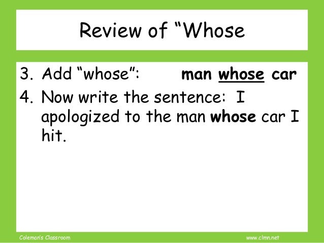 Adjective Clause Review and Practice