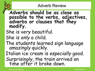 Adverb Clause Review and Practice | PPTX