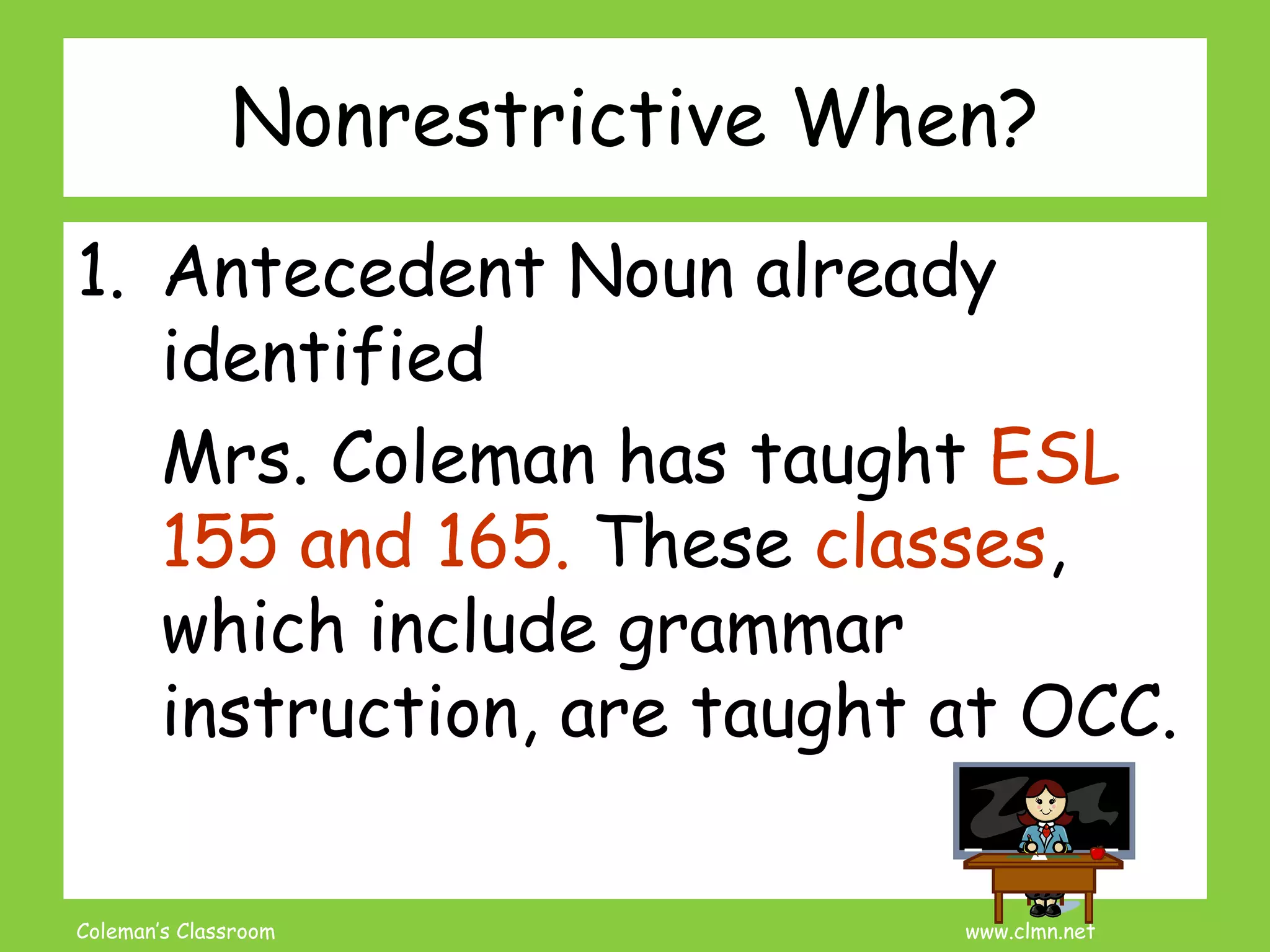 Grammar Genius: Find The 4 Restrictive Clauses Now! - h5napgi
