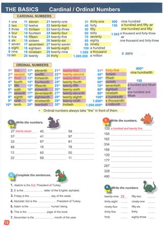 A1 Grammar | PDF