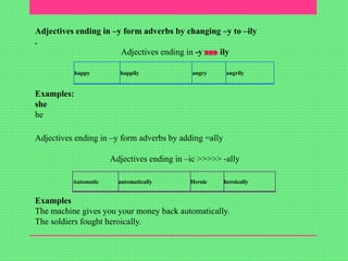 Grammar adverb | PPTX