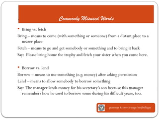 Grammar-and-Correct-Usage.powerpoint presentation | PPTX