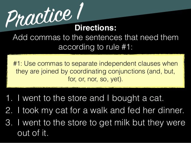 grammar comma use when to add commas