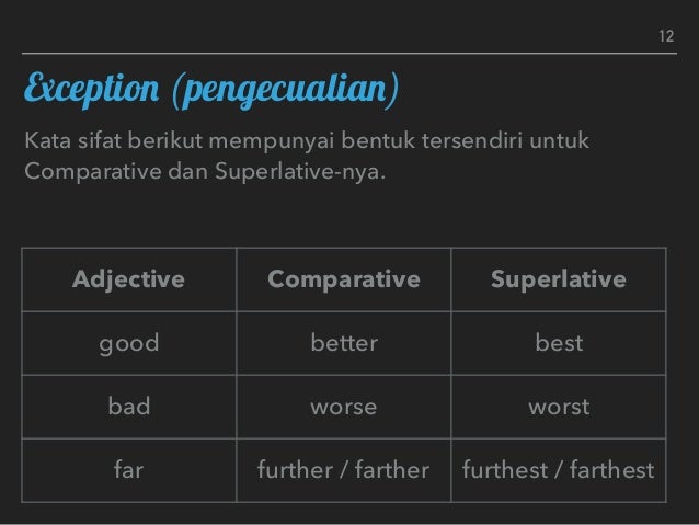Grammar Comparison Comparative And Superlative
