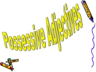 Possessive Adjectives 