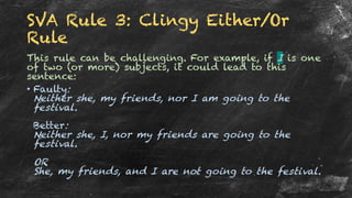 Grammar - subject verb agreement | PDF