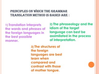 Grammar Translation Method | PPT