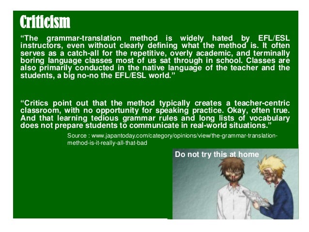 Grammar Translation Method Gtm Edited By Me