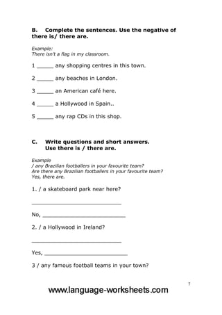 grammar worksheets