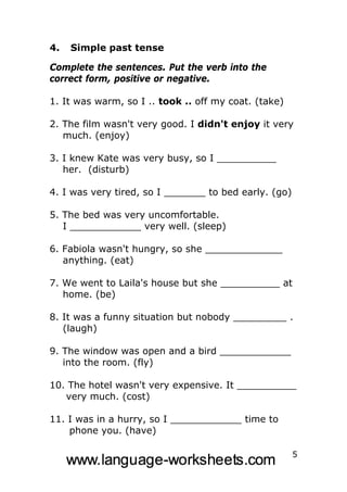 Grammar Worksheets Secondary Grammar Worksheets Secondary