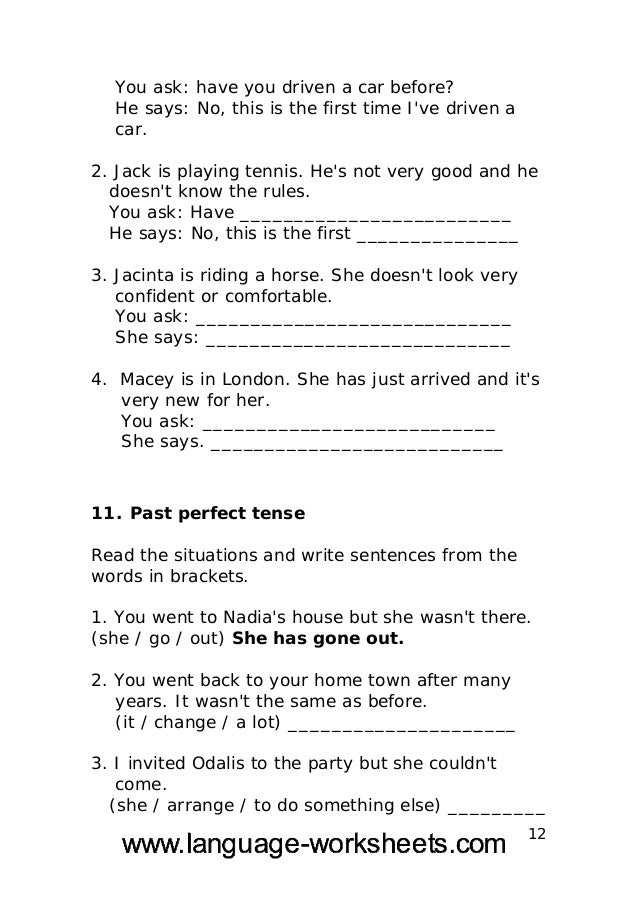Grammar Worksheets Secondary