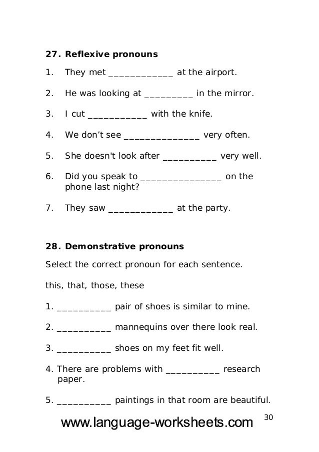Grammar worksheets-secondary
