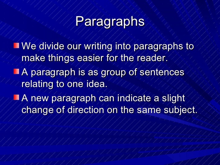 Grammar and punctuation