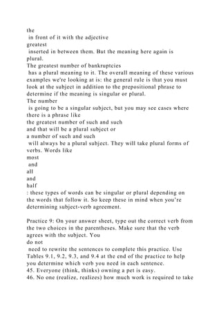 Grammar Assignment 1 Subject and Verb AgreementIntroduction to As.docx