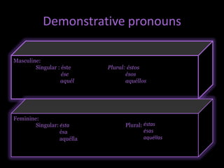 Verbs like GustarFaltarMolestarEncantarFastidiaFascinarImporter ApetecerGustarThe rule of Gustar: What would be considered the subject in English turns into the indirect object (me, te, le, nos, os, les) in Spanish. Therefore, the verb in Spanish must agree with the subject of the sentence, not the indirect object.Ejemplos:John is fascinated by cars. A John, le fascinan los coches