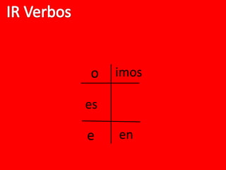 o    imos

es

e    en
 