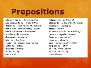Prepositions
 