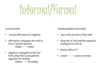 Verbs like Gustar Singular form used when infinitive form of verb follows