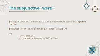 Conditional Optative Grammar Chapter 4 MOOD IN ENGLISH LANGUAGE.pptx