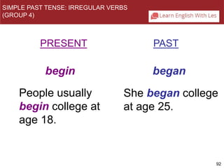 Grammar expressing past time part 1 | PPT