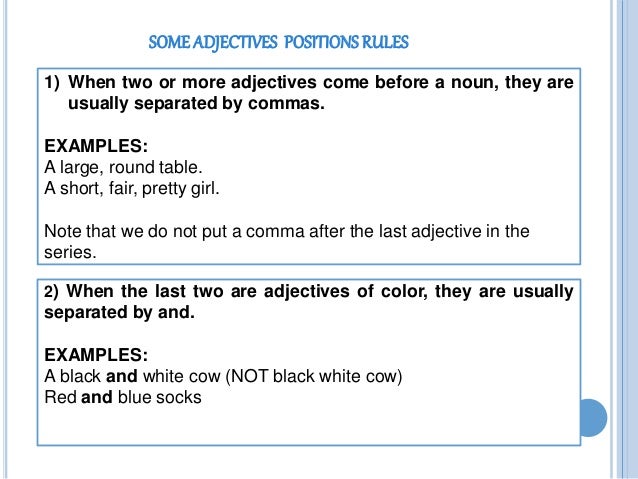 order of adjectives