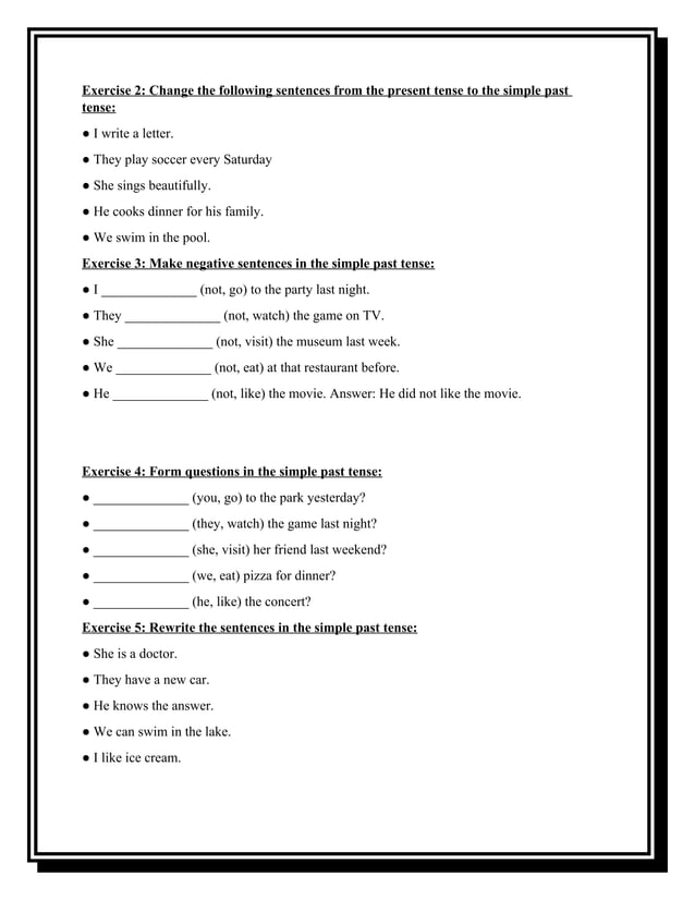 English Grammar grade 10 class work and homework | PDF