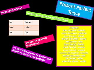 Future Trigger WordsEn el futuroEn el futuro  PróximoMañana