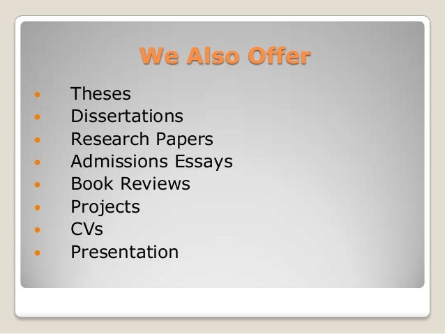 Dissertation proofreading service bristol
