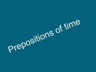 Prepositions