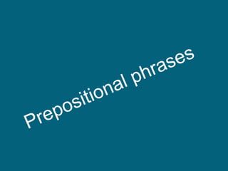 Prepositions