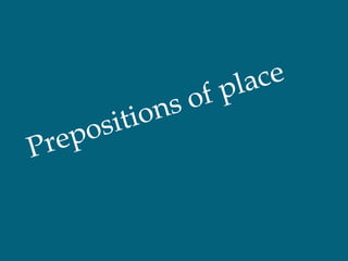 Prepositions
