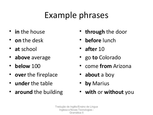 Grammar Ii Prepositions And Conjunctions Grammar Ii Prepositions And Conjunctions
