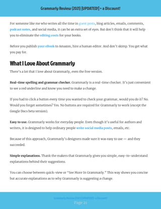 Grammarly review (2021) | PDF