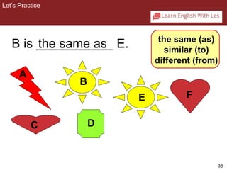 Same A Grammar making comparisons | PPT